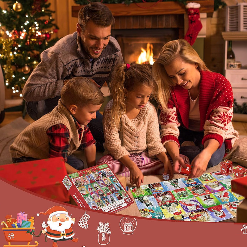 Christmas Advent Calendar Jigsaw Puzzle