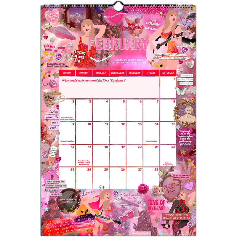2025 Eras Lyrics & Easter Eggs Calendar