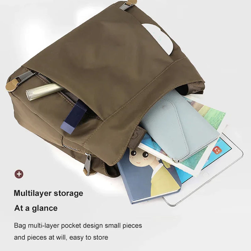 Large Capacity Nylon Crossbody Bag