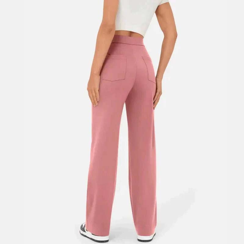 Multiple Pockets Straight Leg Casual Pants