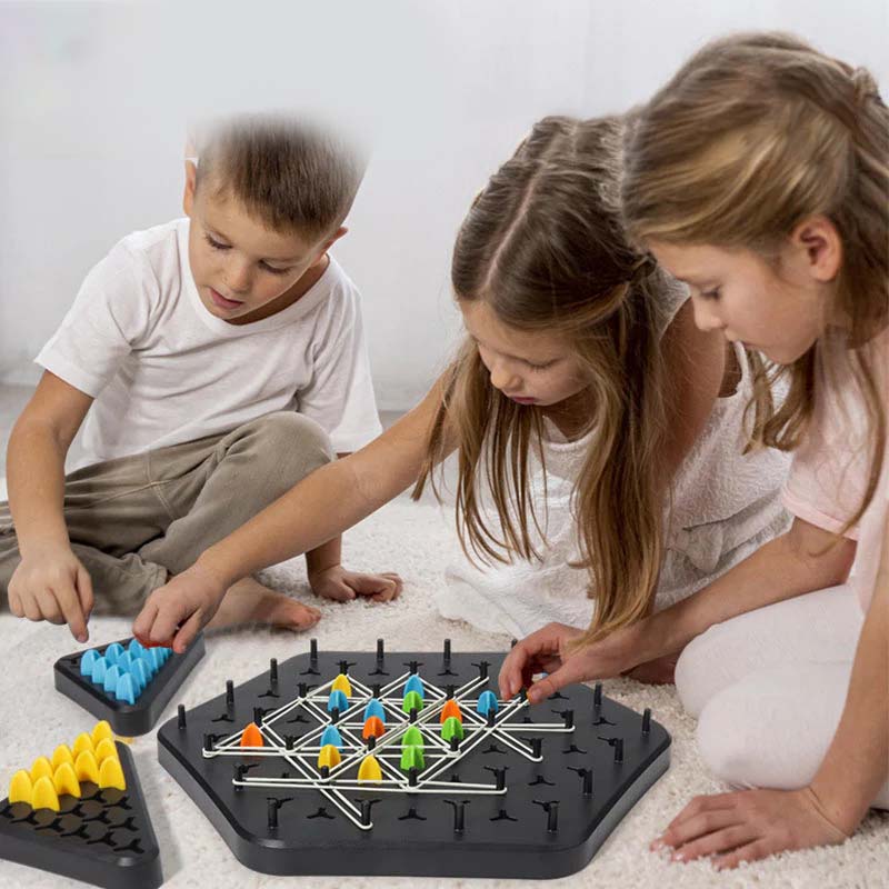 Chain Triangle Chess Game, 2 to 4 Players
