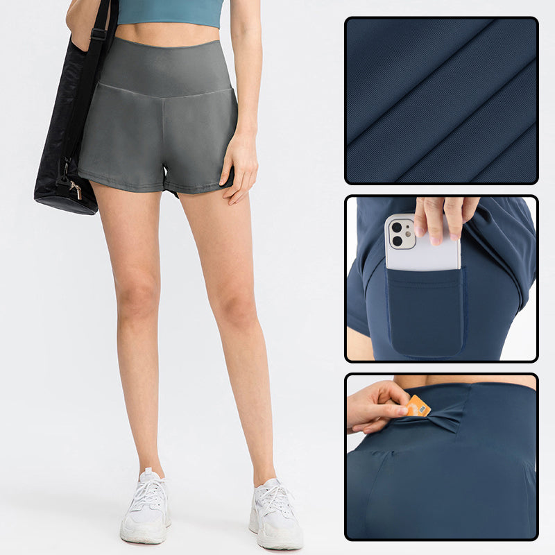 Yoga Athletic Shorts with Pockets