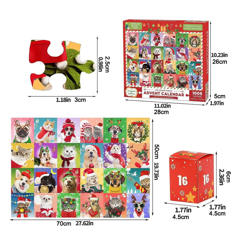 Christmas Advent Calendar Jigsaw Puzzle
