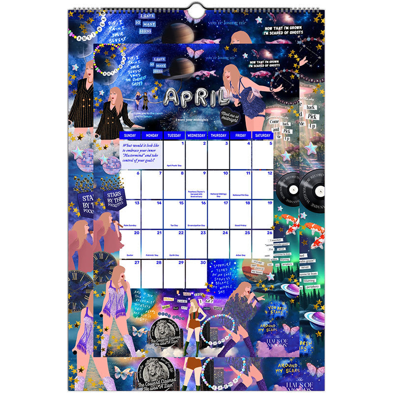 2025 Eras Lyrics & Easter Eggs Calendar