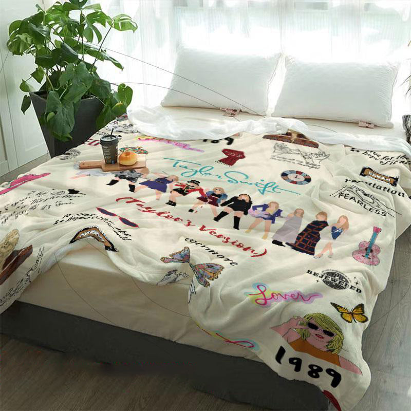 Taylor Elements Printed Blanket