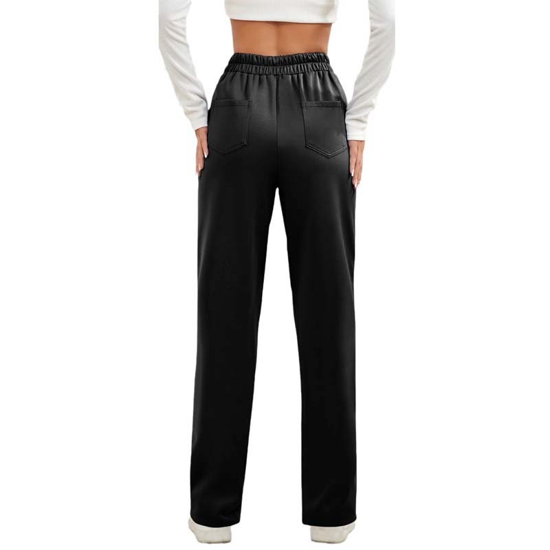 Multiple Pockets Straight Leg Casual Pants