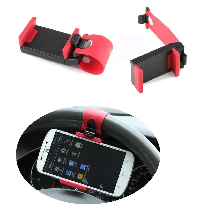 Car Steering Universal Mount Phone Holder Stand