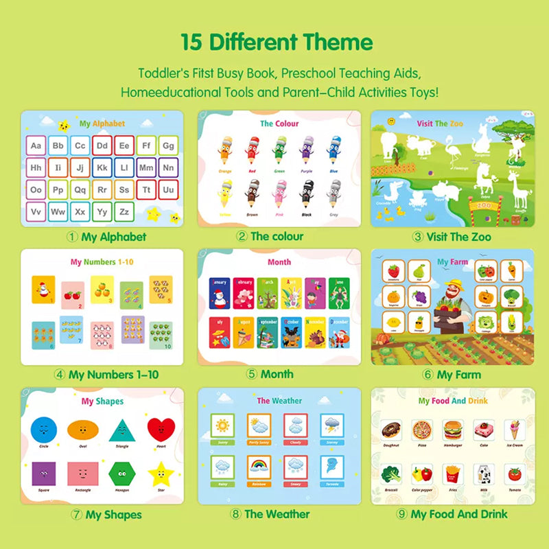 Montessori Busy Book for Toddlers