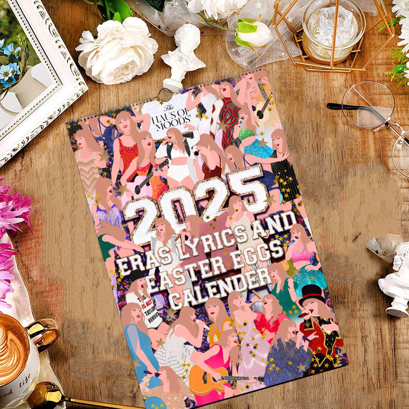 2025 Eras Lyrics & Easter Eggs Calendar