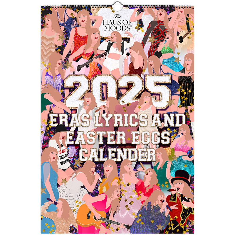 2025 Eras Lyrics & Easter Eggs Calendar